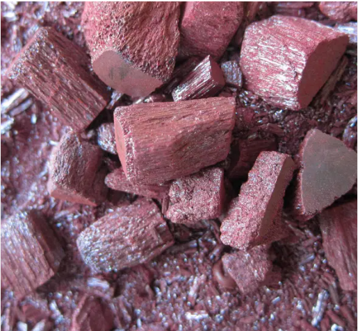 Cinnabar raw ore